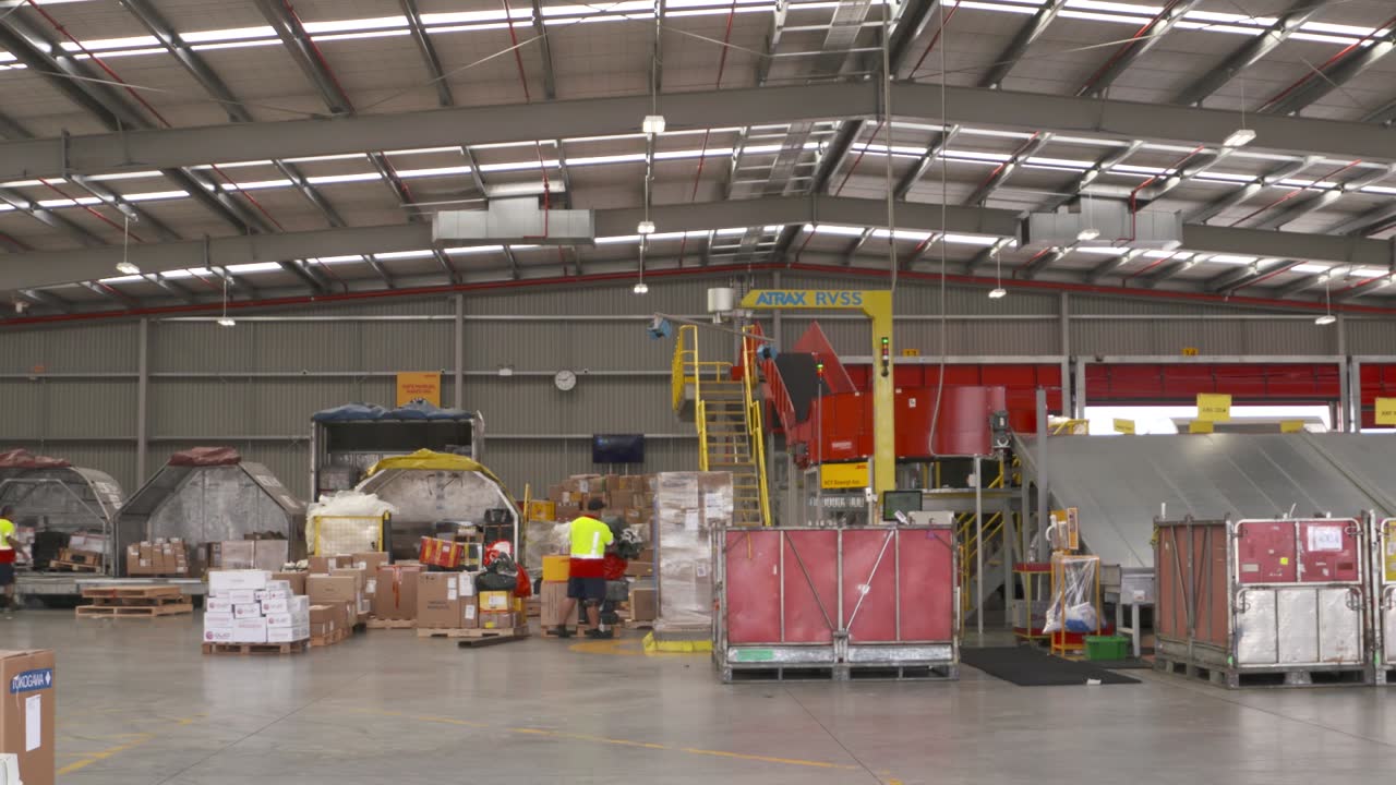 Large warehouse interior